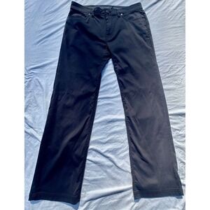 Prana Mens Zion Stretch Performance Hiking Pants Black Size 36x30